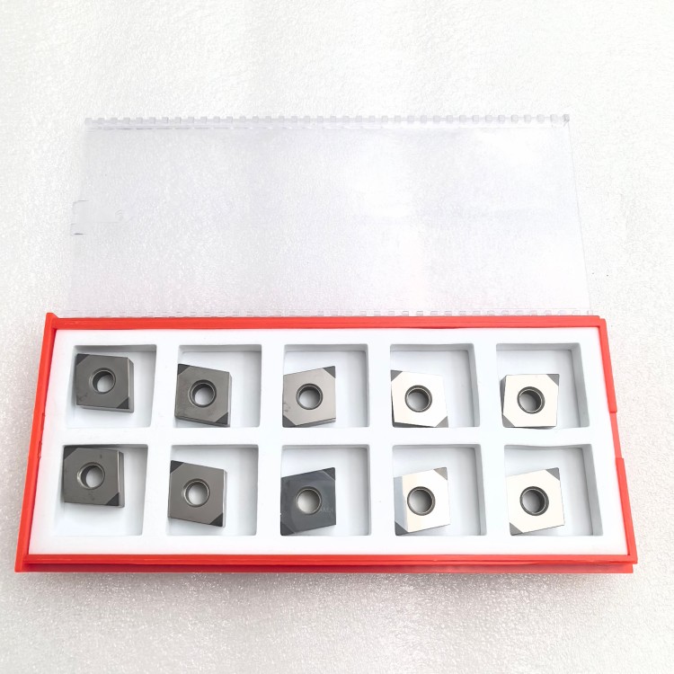 CNGA120404S01020 CNC PCBN Turning Insert TNGA TNMG VNMG CNMG Solid CBN Inserts for Hardened Steel Cast Iron