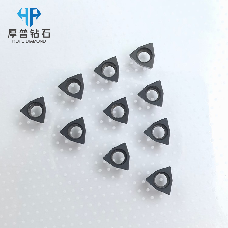 CNC PCBN Turning Inserts WCGW020102 TNMG VNMG CNMG Solid CBN for Hardened Steel and Cast Iron OEM NIGEL