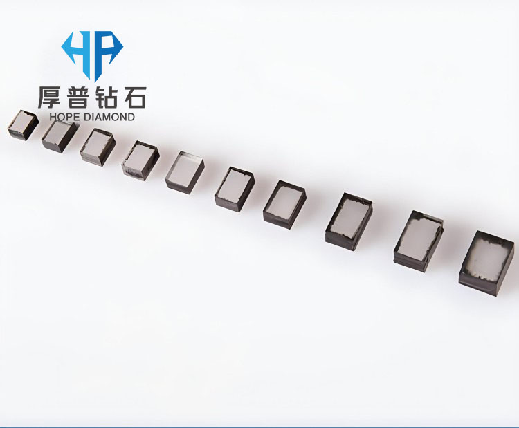 Industrial Grade Chemical Vapour Deposition Synthetic Diamond CVD Single Crystal Diamond Blanks CVD for Optical Window