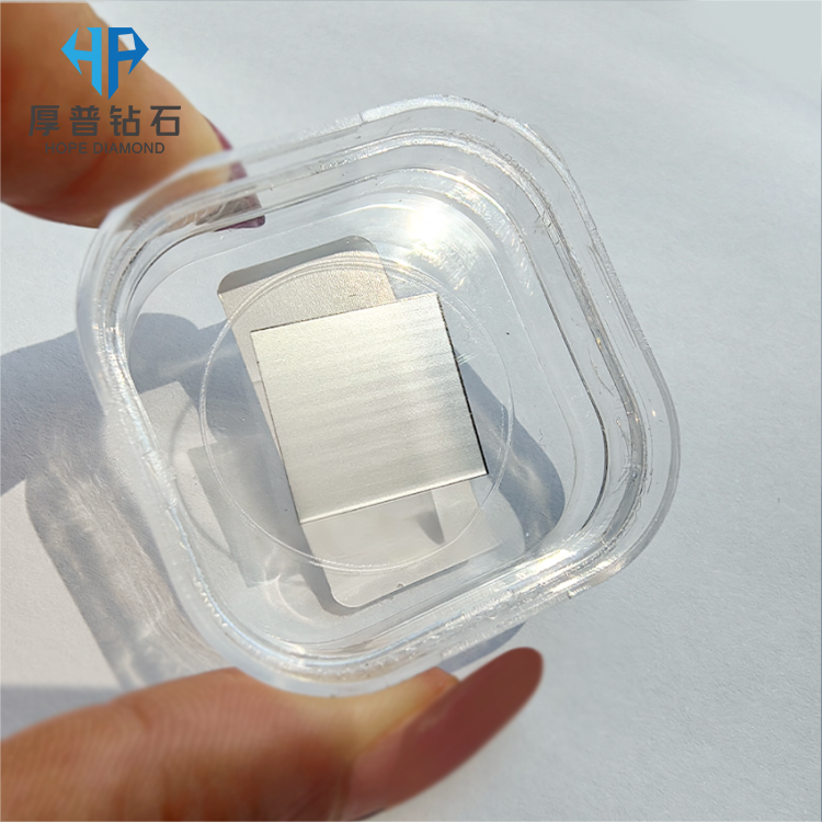 Thin Slice Diamond 500 Microns Thick 15x15 mm Synthetic CVD Diamond Seed