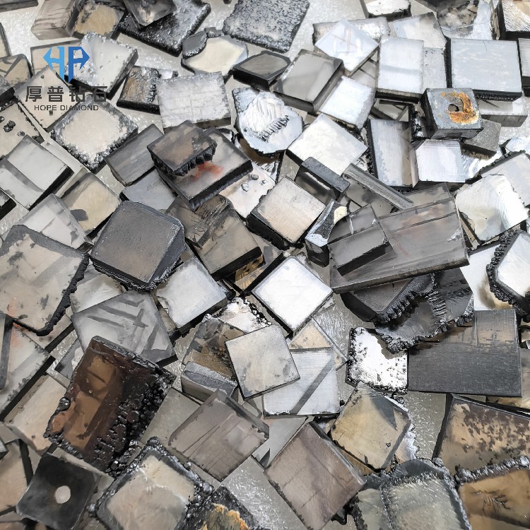 Size 2.0-3.0mm CVD Polycrystalline Diamond Scrap Material for Polishing Lapping Abrasives and Tool Manufacturing Use