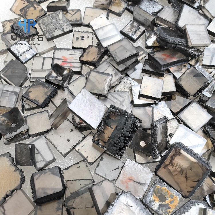 Size 2.0-3.0mm CVD Polycrystalline Diamond Scrap Material for Polishing Lapping Abrasives and Tool Manufacturing Use