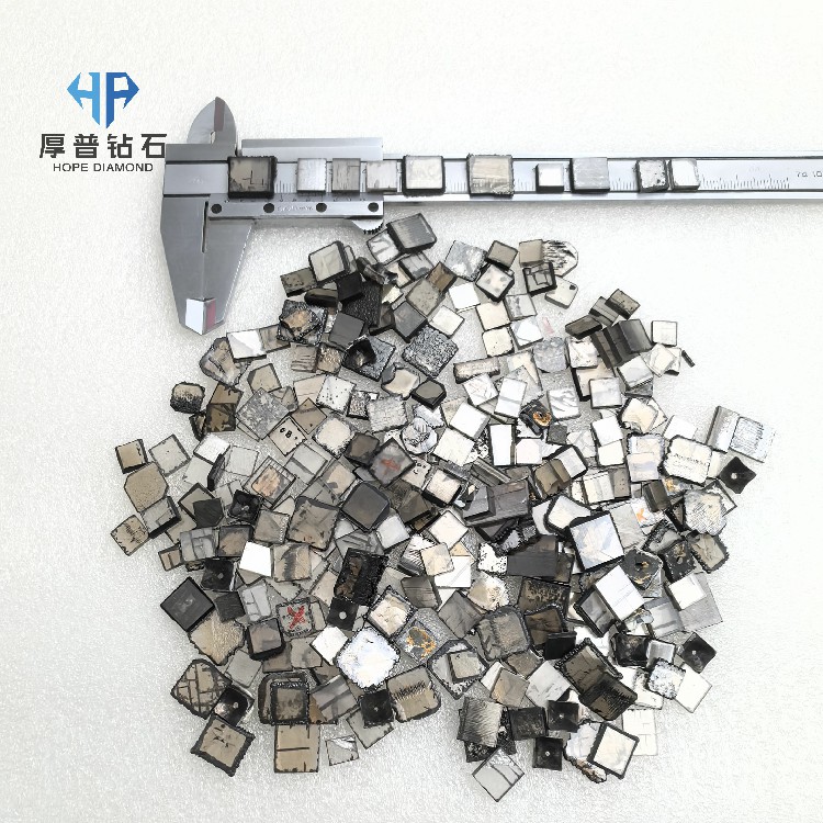 Size 2.0-3.0mm CVD Polycrystalline Diamond Scrap Material for Polishing Lapping Abrasives and Tool Manufacturing Use