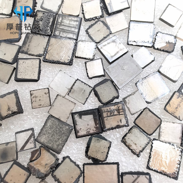 Size 1.0-2.0mm CVD Polycrystalline Diamond Scrap Material for Polishing Lapping Abrasives and Tool Manufacturing Use