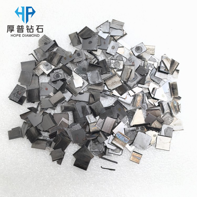 Size 0.3-1.0mm Industrial Grade CVD Diamond Scrap Material for Sintered Tools Abrasive Processing and Reuse Applications