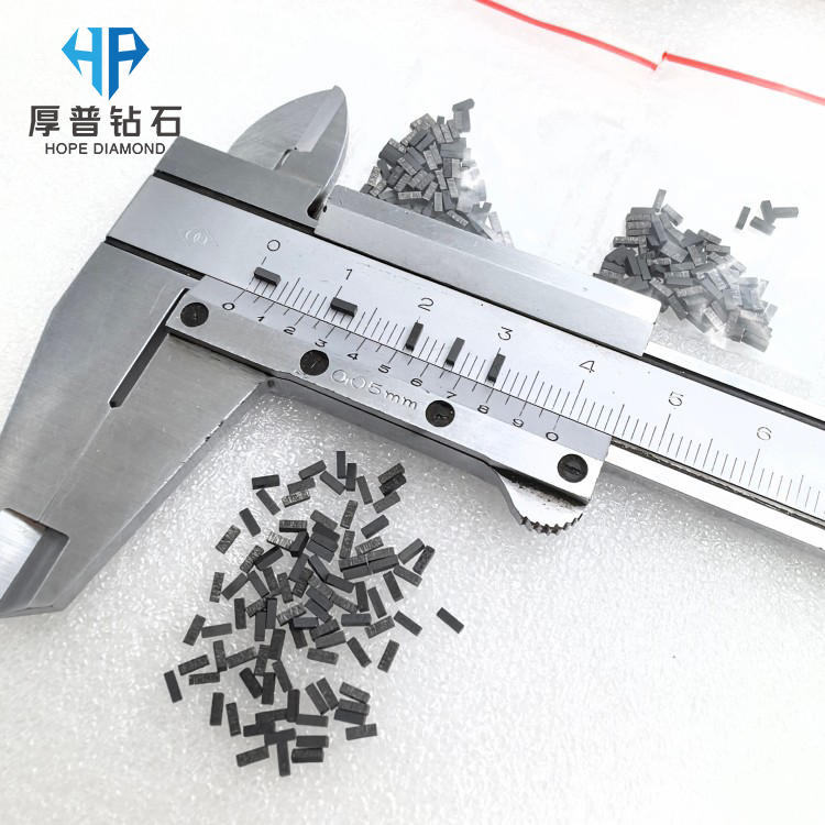 Size 3.0x1.0x1.0mm High Purity CVD Polycrystalline Diamond Blanks for Cutting Tools Superior Hardness and Wear Resistance