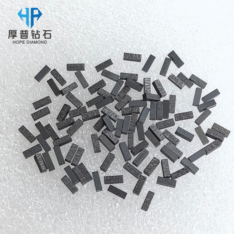 Size 3.0x1.0x1.0mm High Purity CVD Polycrystalline Diamond Blanks for Cutting Tools Superior Hardness and Wear Resistance