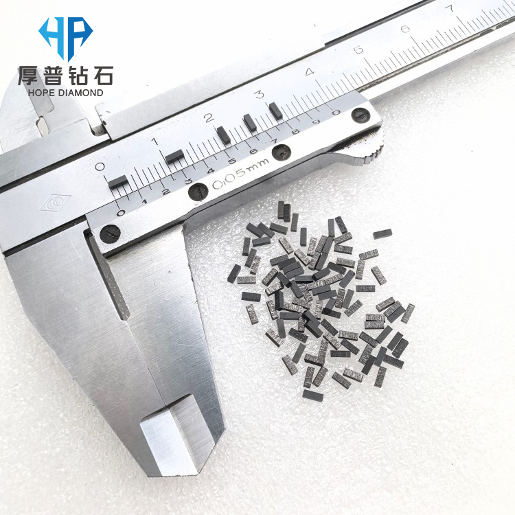 Size 3.0x1.0x1.0mm High Purity CVD Polycrystalline Diamond Blanks for Cutting Tools Superior Hardness and Wear Resistance