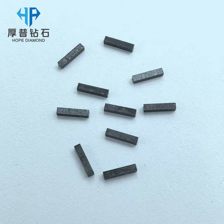 Size 4.0x0.8x0.8mm High Purity CVD Polycrystalline Diamond Blanks for Cutting Tools Superior Hardness and Wear Resistance