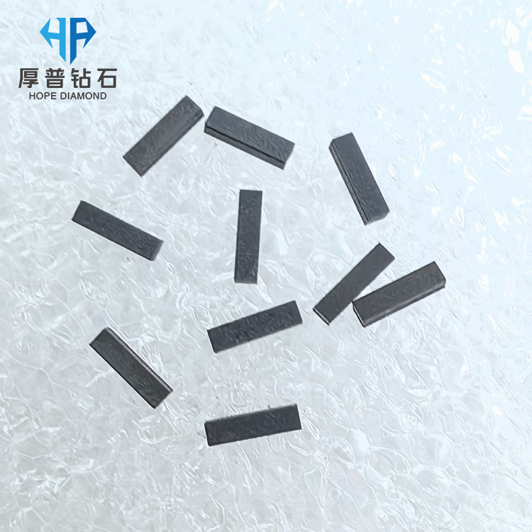 Size 4.0x1.0x1.0mm High Purity CVD Polycrystalline Diamond Blanks for Cutting Tools Superior Hardness and Wear Resistance