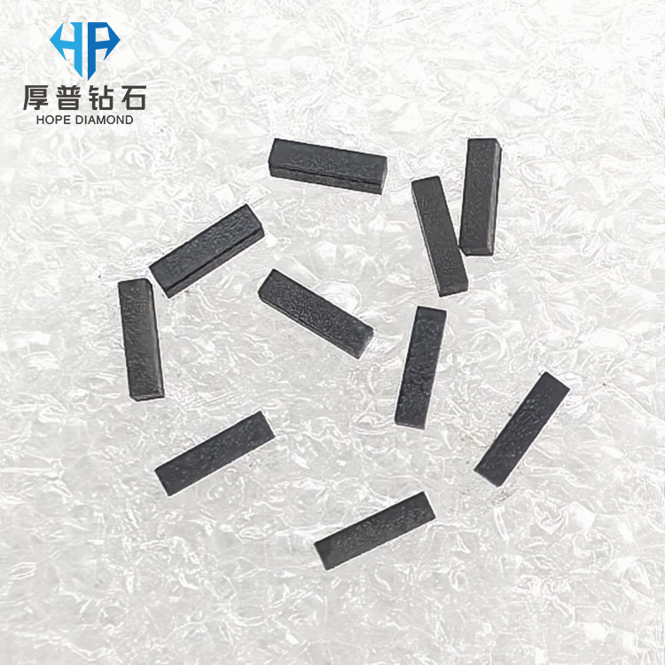 Size 4.0x1.0x1.0mm High Purity CVD Polycrystalline Diamond Blanks for Cutting Tools Superior Hardness and Wear Resistance