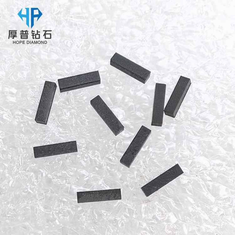 Size 4.0x1.0x1.0mm High Purity CVD Polycrystalline Diamond Blanks for Cutting Tools Superior Hardness and Wear Resistance