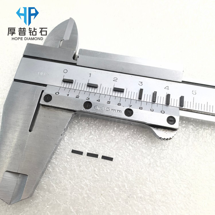 Size 4.0x1.0x1.0mm High Purity CVD Polycrystalline Diamond Blanks for Cutting Tools Superior Hardness and Wear Resistance