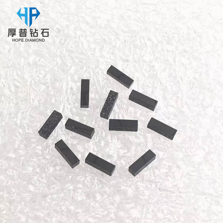Size 4.0x1.2x1.2mm High Purity CVD Polycrystalline Diamond Blanks for Cutting Tools Superior Hardness and Wear Resistance