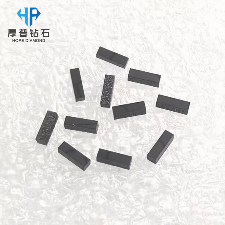 Size 4.0x1.2x1.2mm High Purity CVD Polycrystalline Diamond Blanks for Cutting Tools Superior Hardness and Wear Resistance