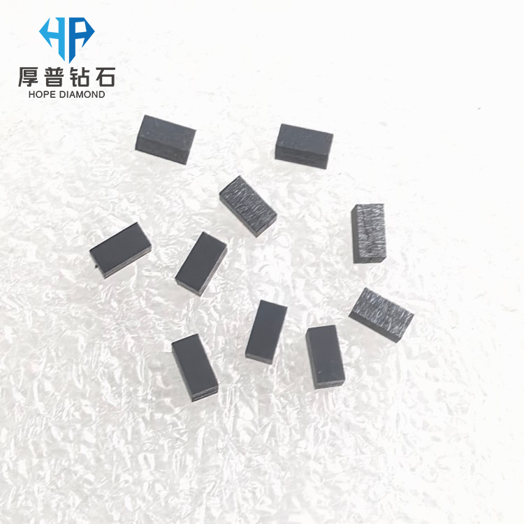 Size 4.0x0.8x0.8mm High Purity CVD Polycrystalline Diamond Blanks for Cutting Tools Superior Hardness and Wear Resistance