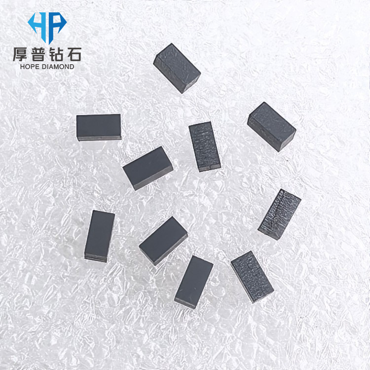 Size 4.0x0.8x0.8mm High Purity CVD Polycrystalline Diamond Blanks for Cutting Tools Superior Hardness and Wear Resistance