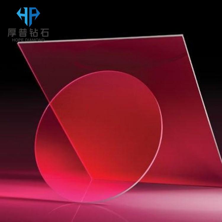High Power Laser Optics IR Window Extreme Environment Sensor Protection Use Optical CVD Diamond Substrates Wafer