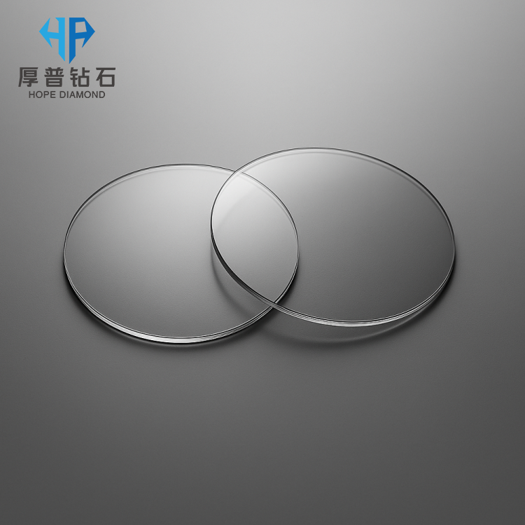 High Power Laser Optics IR Window Extreme Environment Sensor Protection Use Optical CVD Diamond Substrates Wafer