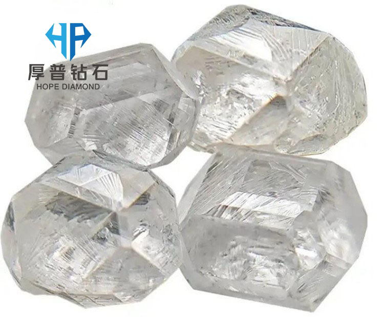 Wholesale HPHT Lab Created Rough Diamond Raw Uncut Synthetic Diamond Crystal for Making Polished Diamond Jewelry
