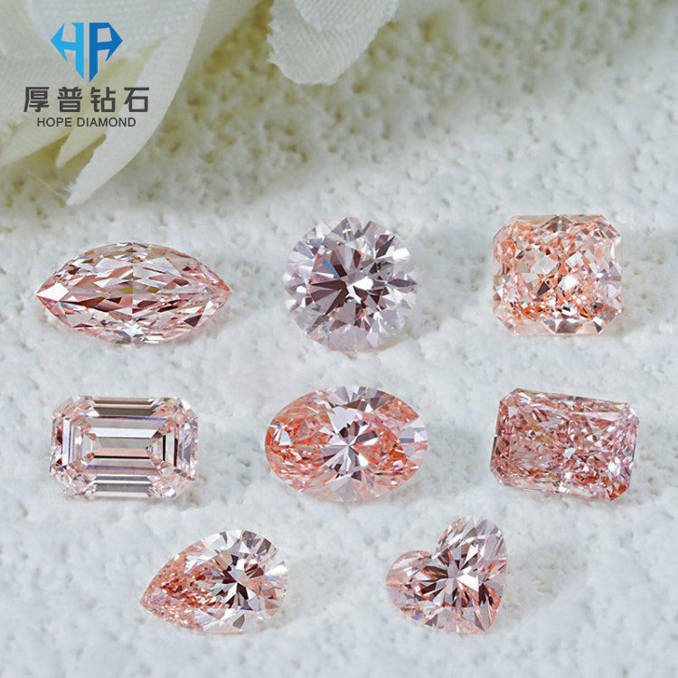 Colored Diamond Pink Yellow Blue Cushion Oval Pear and Radiant Cut 1-3 Carats IGI Certificate for Jewelry Making