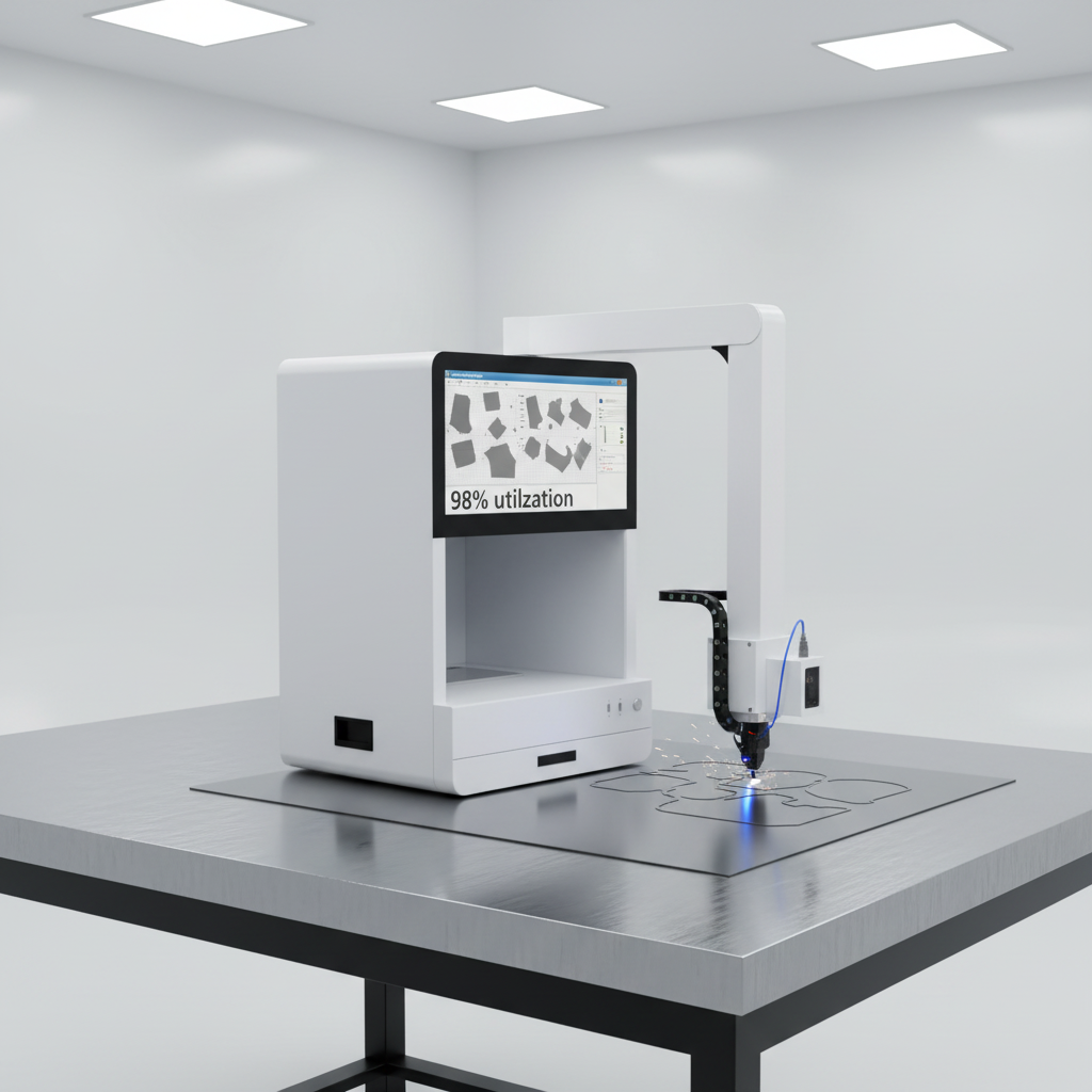 Automated Visual Recognition for Counting and Nesting Various Irregularly Shaped Products Prior to Cutting
