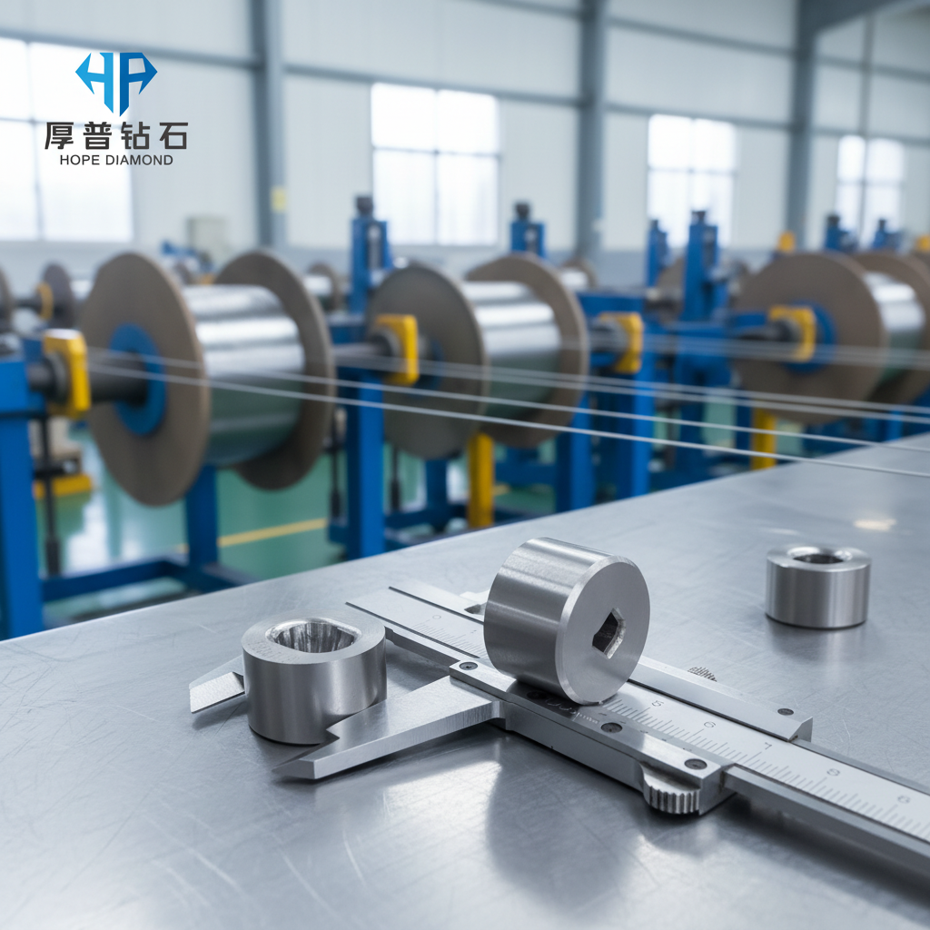 Shaped Wire Drawing Dies for Drawing Flat Copper Wires Used in Motor Windings.
