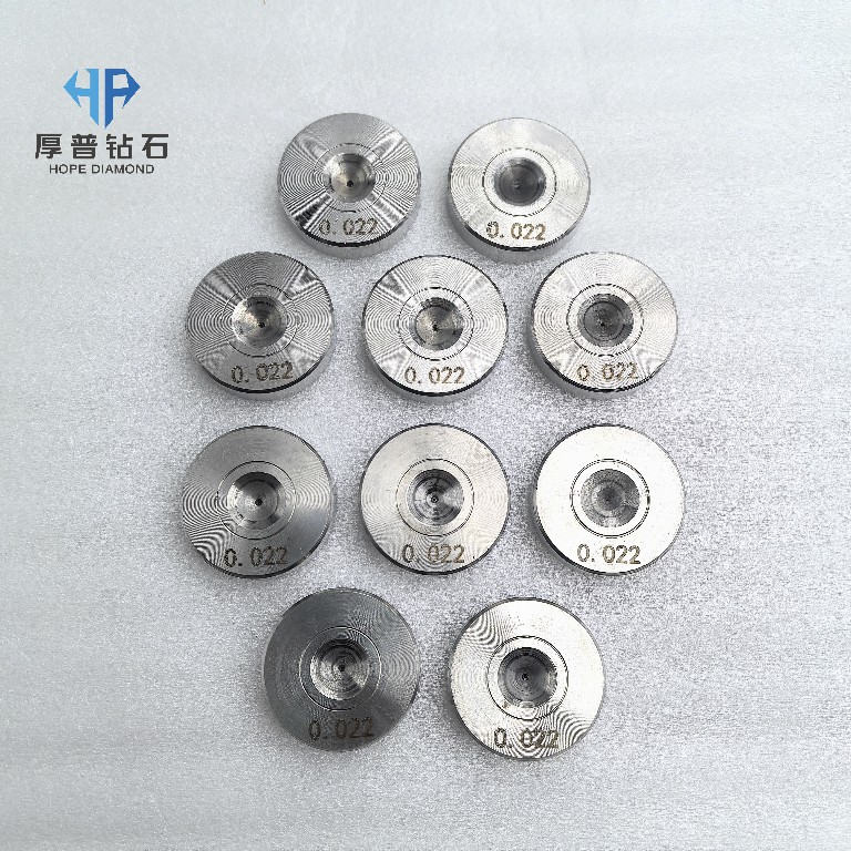 Size 25x6mm Hole 0.022mm Natural Diamond Drawing Dies Are Used for Drawing Fine Copper Wire