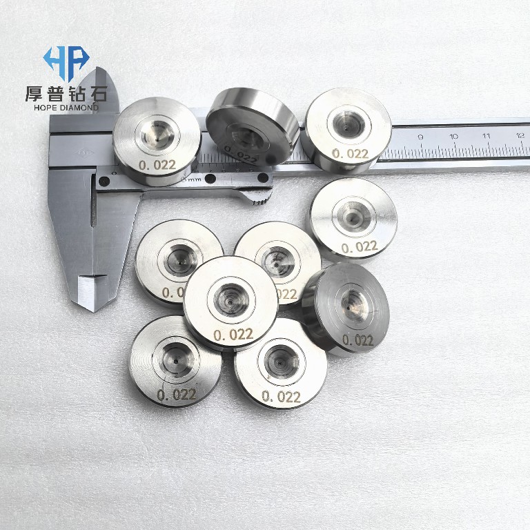Size 25x6mm Hole 0.022mm Natural Diamond Drawing Dies Are Used for Drawing Fine Copper Wire