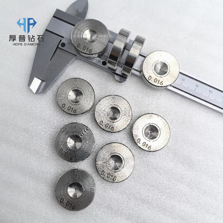 ND Diamond Wire Drawing Die 25x6mm Hole 0.016mm for Copper Aluminum Steel and Alloy Wire
