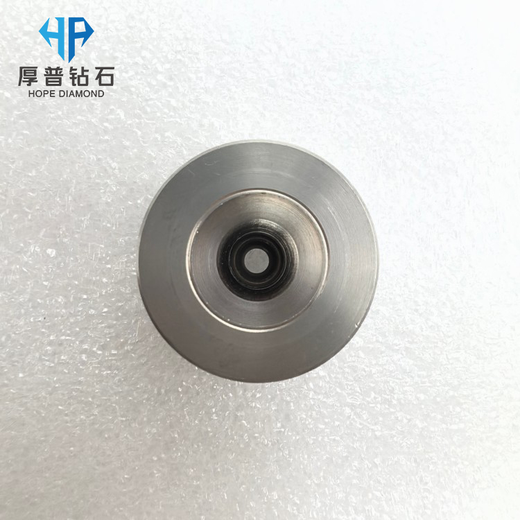 PCD Wire Drawing Die Size 28x14mm Stainless Steel Casing Hole Size 3.400mm Processing Copper, Aluminum Wire With Long Work Life