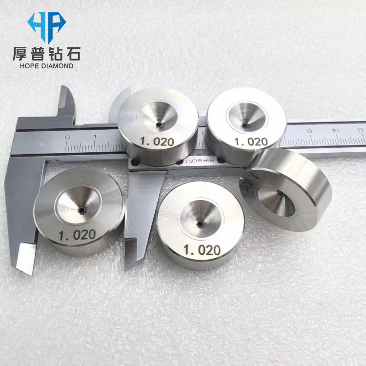 Size 28x10 Hole 1.020mm PCD Wire Stranding Die PCD Holder Production Wires Cables OEM High Wear Resistance Longer Working Life