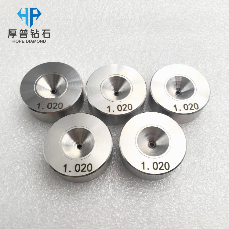 Size 28x10 Hole 1.020mm PCD Wire Stranding Die PCD Holder Production Wires Cables OEM High Wear Resistance Longer Working Life