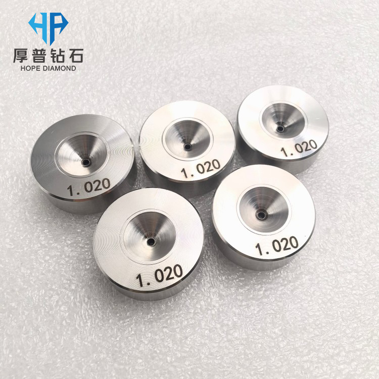 Size 28x10 Hole 1.020mm PCD Wire Stranding Die PCD Holder Production Wires Cables OEM High Wear Resistance Longer Working Life