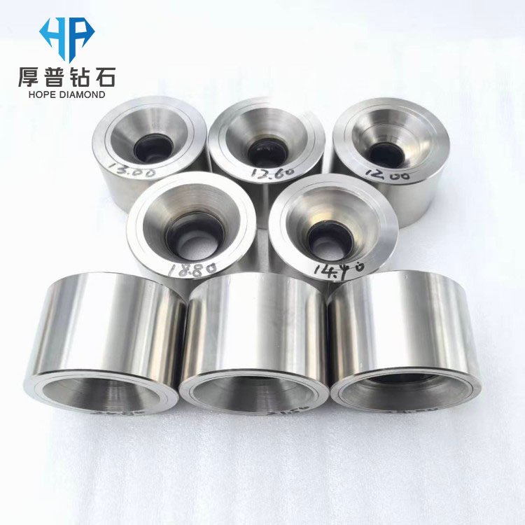 Size 60x35mm Hole 12.00-23.00mm PCD Wire Stranding Die Polished Stainless Steel OEM Customization Supported for Wires Cables