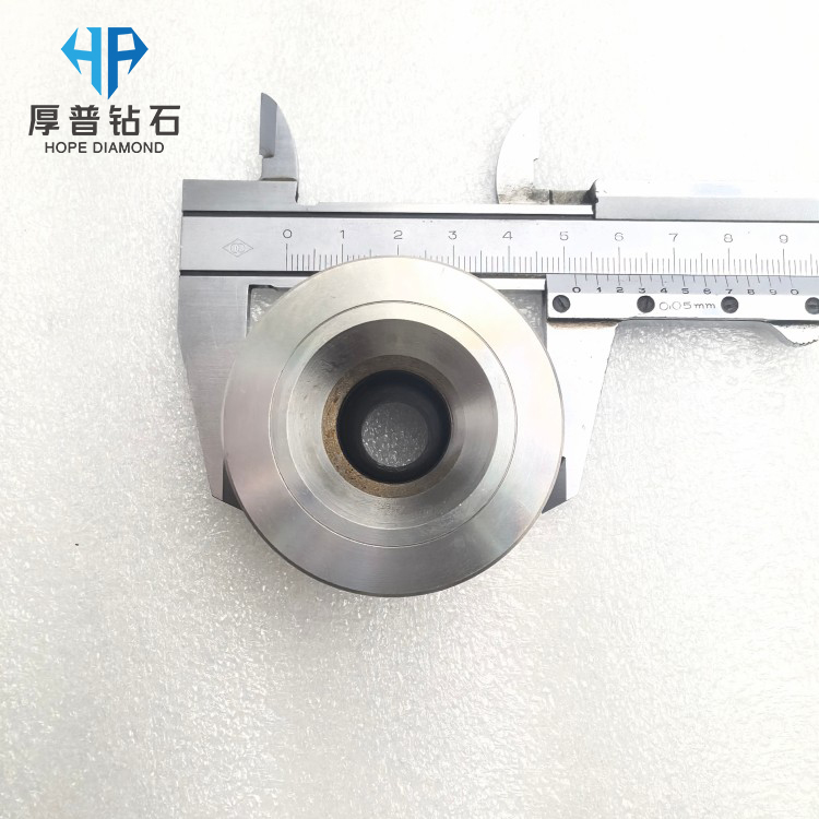 Size 52x28 Hole 11.35mm PCD Wire Stranding Die Stainless Steel Holder Production of Wires Cables Customization Supported
