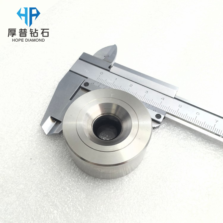Size 52x28 Hole 11.35mm PCD Wire Stranding Die Stainless Steel Holder Production of Wires Cables Customization Supported