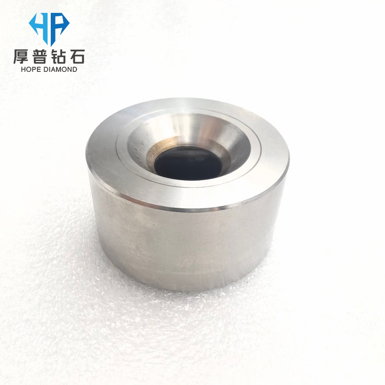 Size 52x28 Hole 11.35mm PCD Wire Stranding Die Stainless Steel Holder Production of Wires Cables Customization Supported