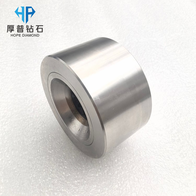 Size 52x28 Hole 11.35mm PCD Wire Stranding Die Stainless Steel Holder Production of Wires Cables Customization Supported