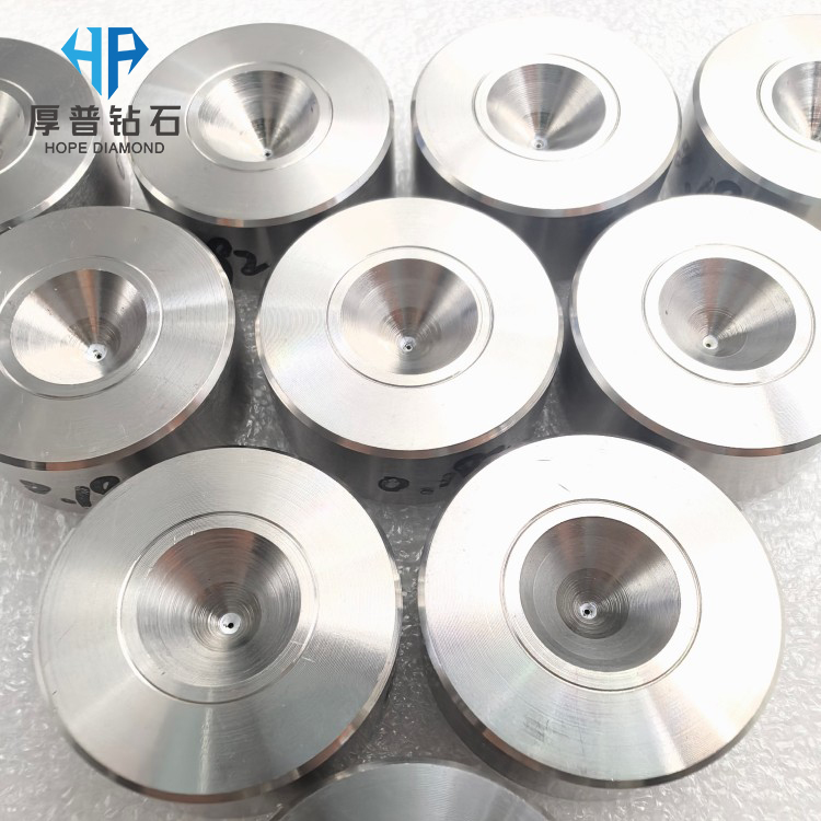 CVD Wire Drawing Die Size 28x12mm Hole 0.192mm Stainless Steel Holder Drawing Aluminum-steel Wire Customization Supported