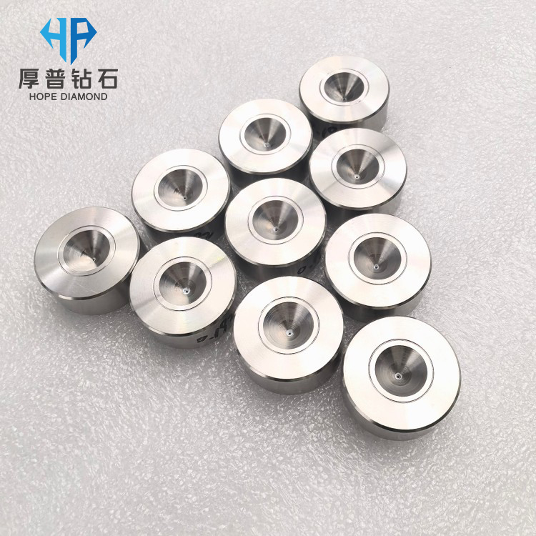 CVD Wire Drawing Die Size 28x12mm Hole 0.192mm Stainless Steel Holder Drawing Aluminum-steel Wire Customization Supported