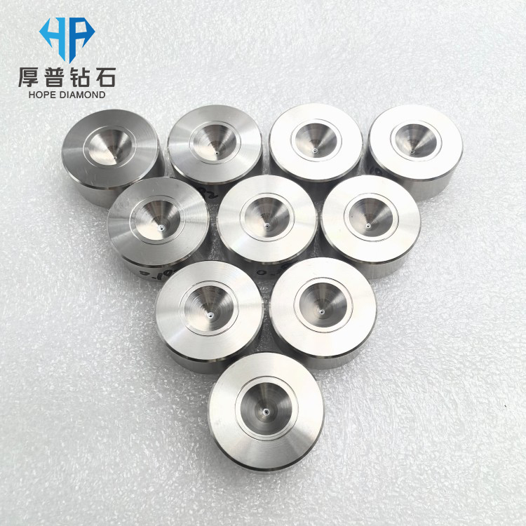 CVD Wire Drawing Die Size 28x12mm Hole 0.192mm Stainless Steel Holder Drawing Aluminum-steel Wire Customization Supported