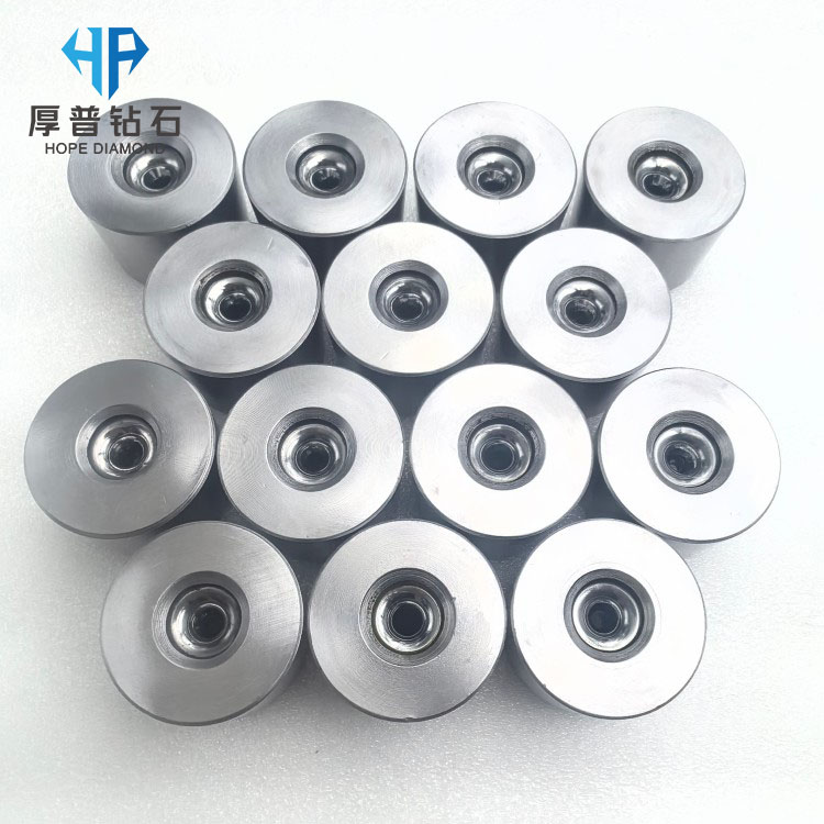TC Wire Drawing Die Size 43x40x32mm Stainless Steel Casing Hole Size 2.97mm Processing Copper, Aluminum Wire With Long Work Life