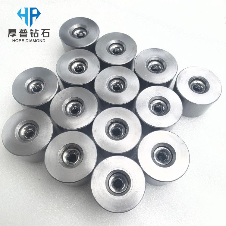 TC Wire Drawing Die Size 43x40x32mm Stainless Steel Casing Hole Size 2.97mm Processing Copper, Aluminum Wire With Long Work Life