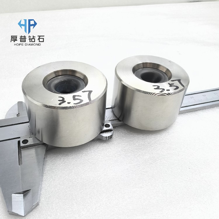 Hope 43*27 3.57mm CVD Polished Surface Manual Drawing Dies for Drawing Fine Flat Wires OEM/ODM