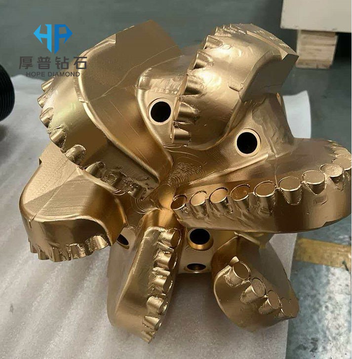 High Performance Hope PDC Bits 5/6 Blades for Water Well Drilling with Fast Penetration & Wear Resistance OEM/ODM Available