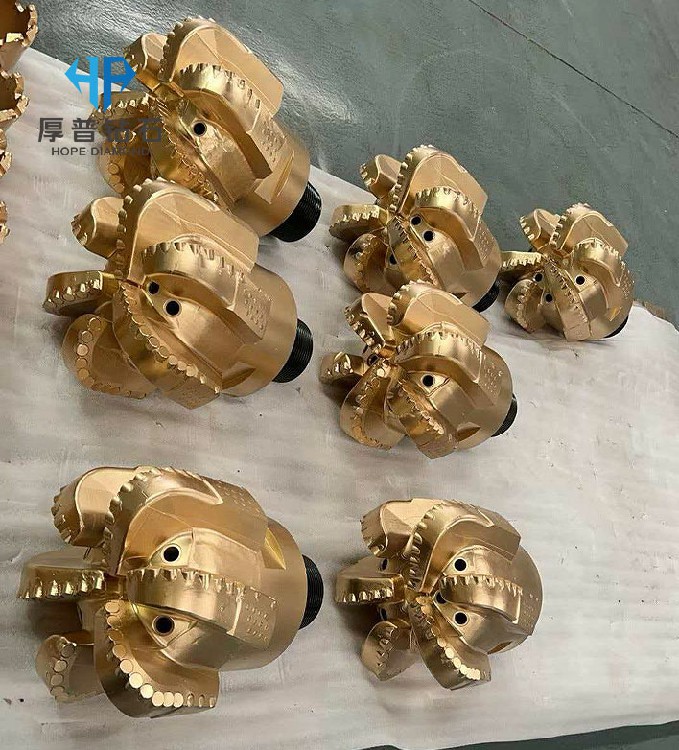 High Performance Hope PDC Bits 5/6 Blades for Water Well Drilling with Fast Penetration & Wear Resistance OEM/ODM Available