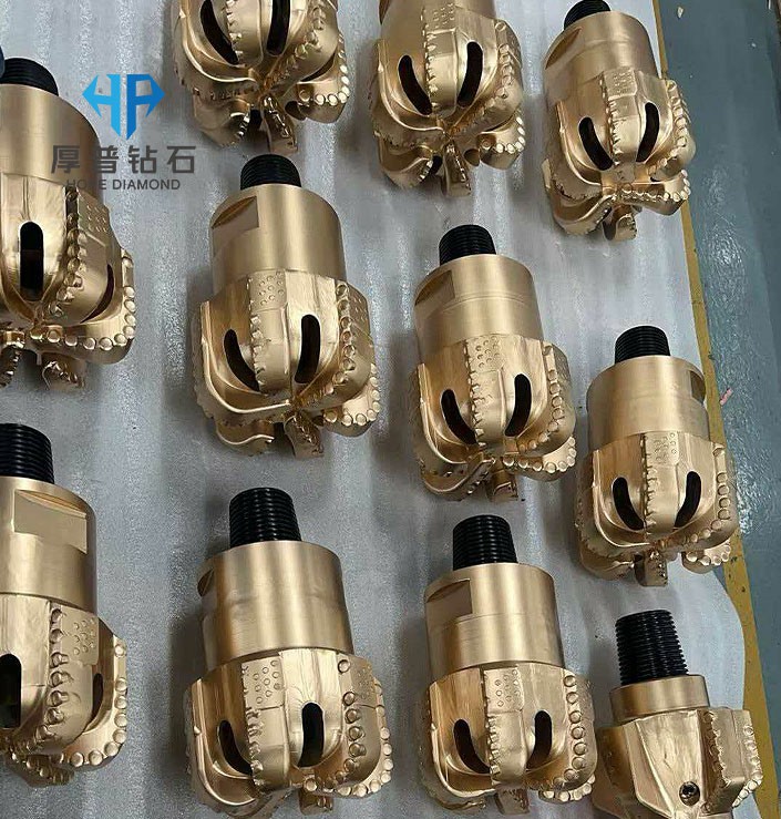 High Performance Hope PDC Bits 5/6 Blades for Water Well Drilling with Fast Penetration & Wear Resistance OEM/ODM Available