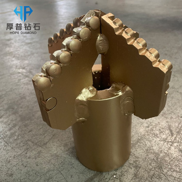 Hope Durable 3 Wing PDC Drag Bit for Water Well Mining and Construction Drilling