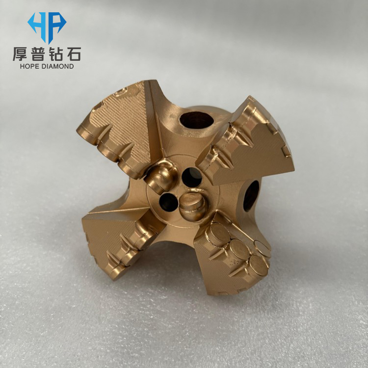 127mm 4 Blade Diamond Carbide PDC Drill Bit for Well Drilling Oil & Gas Mining Applications
